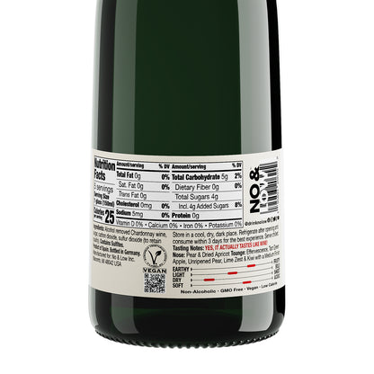 No & Low Sparkling Chardonnay (6x750ml)